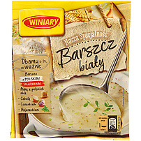 Cremesuppe auf Weizenmehlbasis "Barszcz bialy"