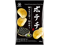 Kartoffelchips mit Wasabi-Nori-Gewürz