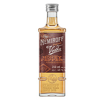 Aromatisierter Wodka "Nemiroff - Honig und Peperoni" mit Farbstoff, 40% vol.