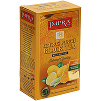 Citrus Punch Black Tea - Aromatisierter Schwarzer Tee "Ceylon Orange Pekoe" mit Zitronenstückchen, Zitronengras und Ringelblumen, mit Zitronen- und Honig-Geschmack