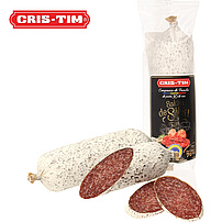 Salam de Sibiu – Rohwurst, mittelkörnig, luftgetrocknet und geräuchert, ummantelt von Edelschimmel "Cris-tim"