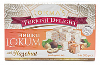 Türkische Süßware "LOKUM" mit Haselnuss