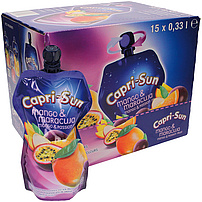 Плодова напитка Capri-Sun манго и маракуя с 10% плодово съдържание