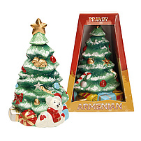 Armenischer Brandy "Weihnachtsbaum" Keramik in Geschenkbox 40% vol.