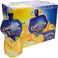 Напитка с плодов сок Capri Sun Orange & Peach с 10% плодово съдържание