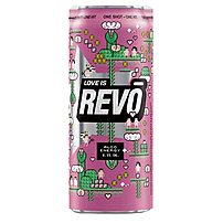 Revo Bitter Lemon alkoholarmes Energiegetränk mit starker Kohlensäure, 8,5% vol.