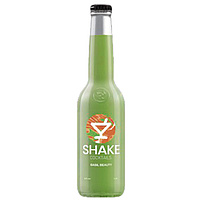 Stark kohlensäurehaltiges alkoholarmes Getränk Shake-Cocktails Basil Beauty, 5% vol.