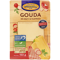 "Ser Gouda" Schnittkäse in Scheiben, Vollfettstufe