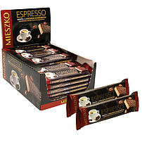 Waffeln mit Kaffeecremefüllung (50%) in Schokolade "ESPRESSO"