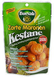 Gesüsste zarte Maronen, geröstet