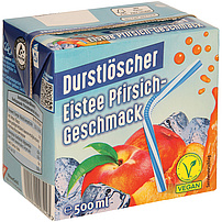 Durstlöscher Eistee Pfirsich