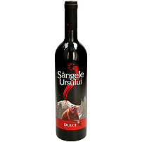 "Sangele Ursului Vin Rosu Dulce" Wein aus der Republik Moldau, rot, süß, 13% vol.