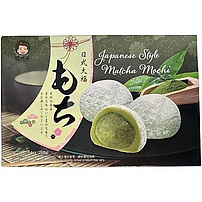 Reiskuchen "Mochi" mit Grüntee nach japanischer Art