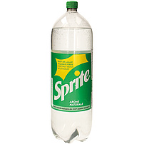 Erfrischungsgetränk "Sprite" mit Kohlensäure, mit Zitronen- und grüne Zitronengeschmack, mit Zucker und Süßungsmittel.