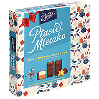 Schaumzuckerware "Ptasie Mleczko Waniliowo-szekoladowe" mit Vanille-Schoko-Geschmack in Schokolade.