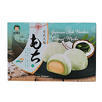 Reiskuchen "Mochi" mit Pandan Kokos-Geschmack nach japanischer Art