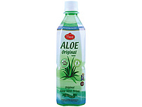 Aloe Vera Getränk mit Fruchtfleisch