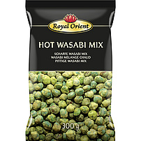 Erbsen-Erdnuss Snack mit Wasabi Geschmack