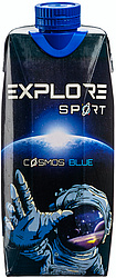 Elektrolytgetränk "EXPLORE SPORT"COSMOS BLUE" mit Erdbeergeschmack