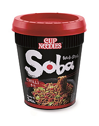 Instant Weizenudeln "Soba" mit Chili Würzsauce