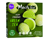 Grüntee Eisdessert "Mochi" aus Kokosmilch, tiefgefroren